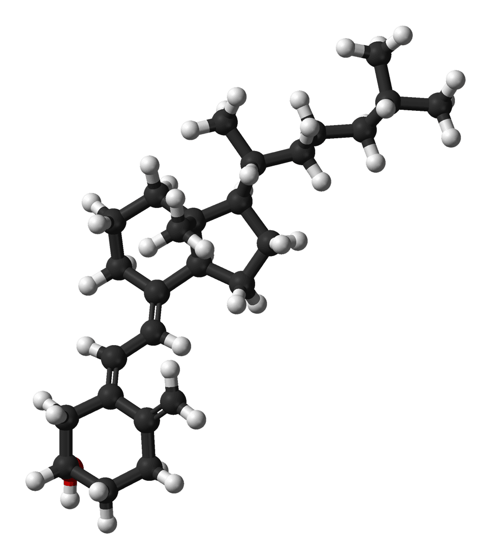 Kalottenmodell des Cholecalciferols, Vitamin D3